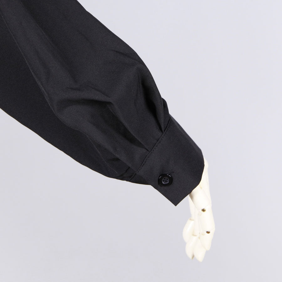 【一点物】TKg グラデーション赤和柄 カシュクールブラウス