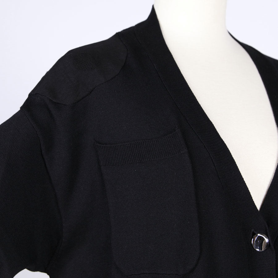 【一点物】TKg グラデーション赤和柄 後ろ切り替えカーディガン