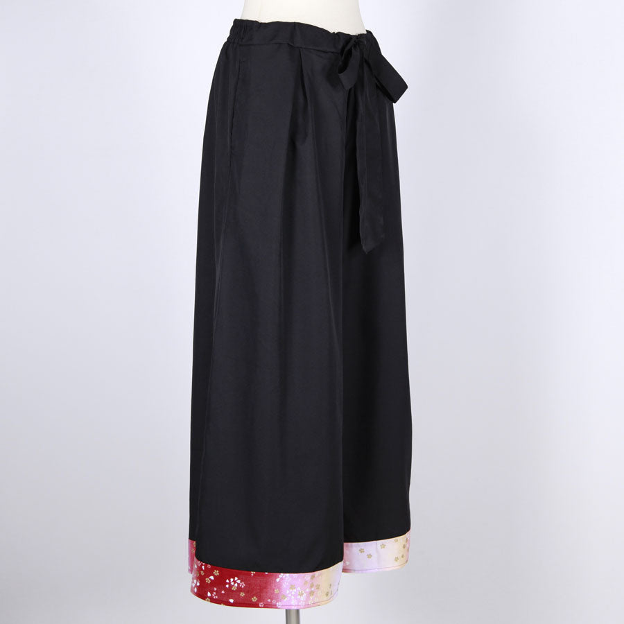 [One-of-a-kind item] TKg Gradation Red Japanese Pattern Super Wide Pants