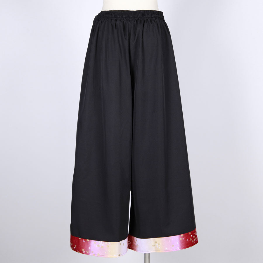 [One-of-a-kind item] TKg Gradation Red Japanese Pattern Super Wide Pants