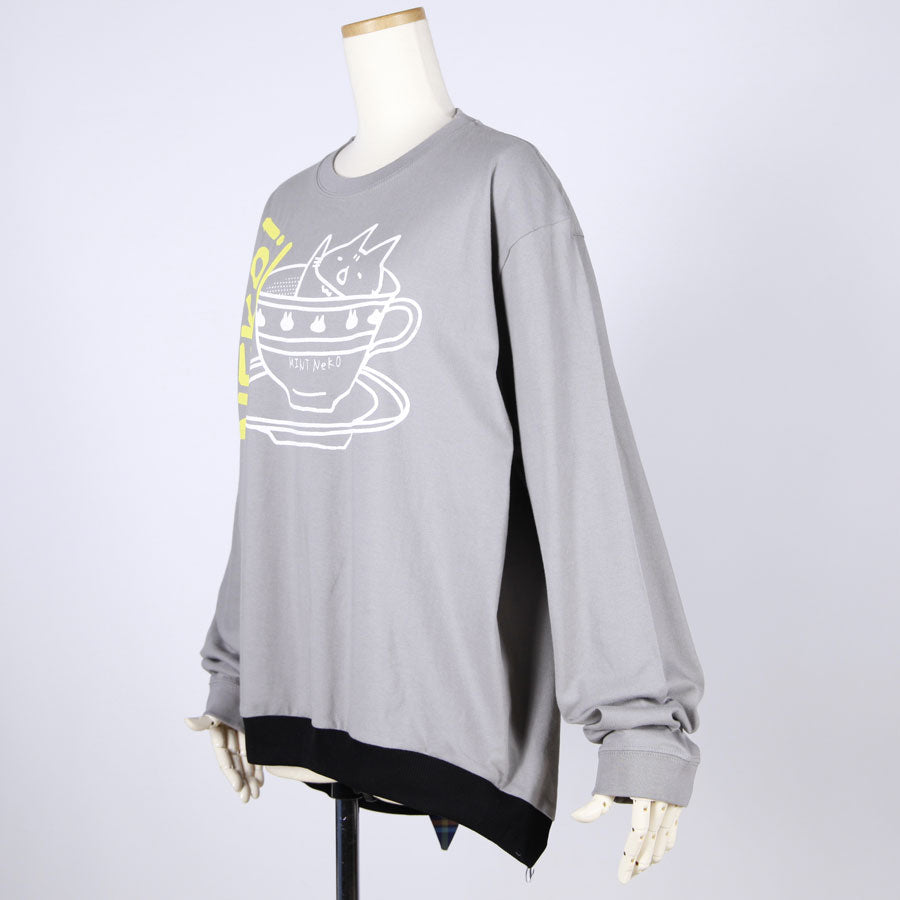 MINT NeKO Cat Ears Long Sleeve Tops / GY