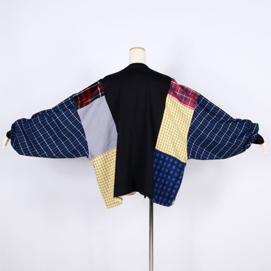 MINT NeKO Check Patchwork Tops / A