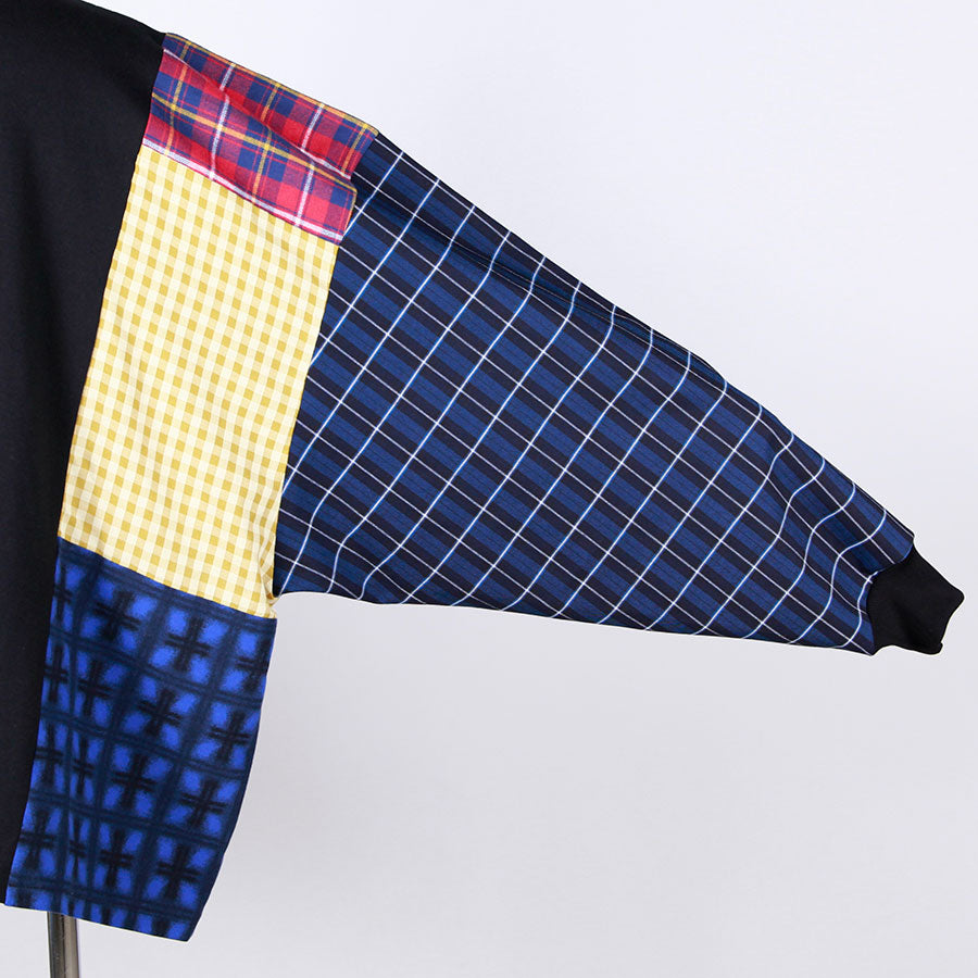 MINT NeKO Check Patchwork Tops / A