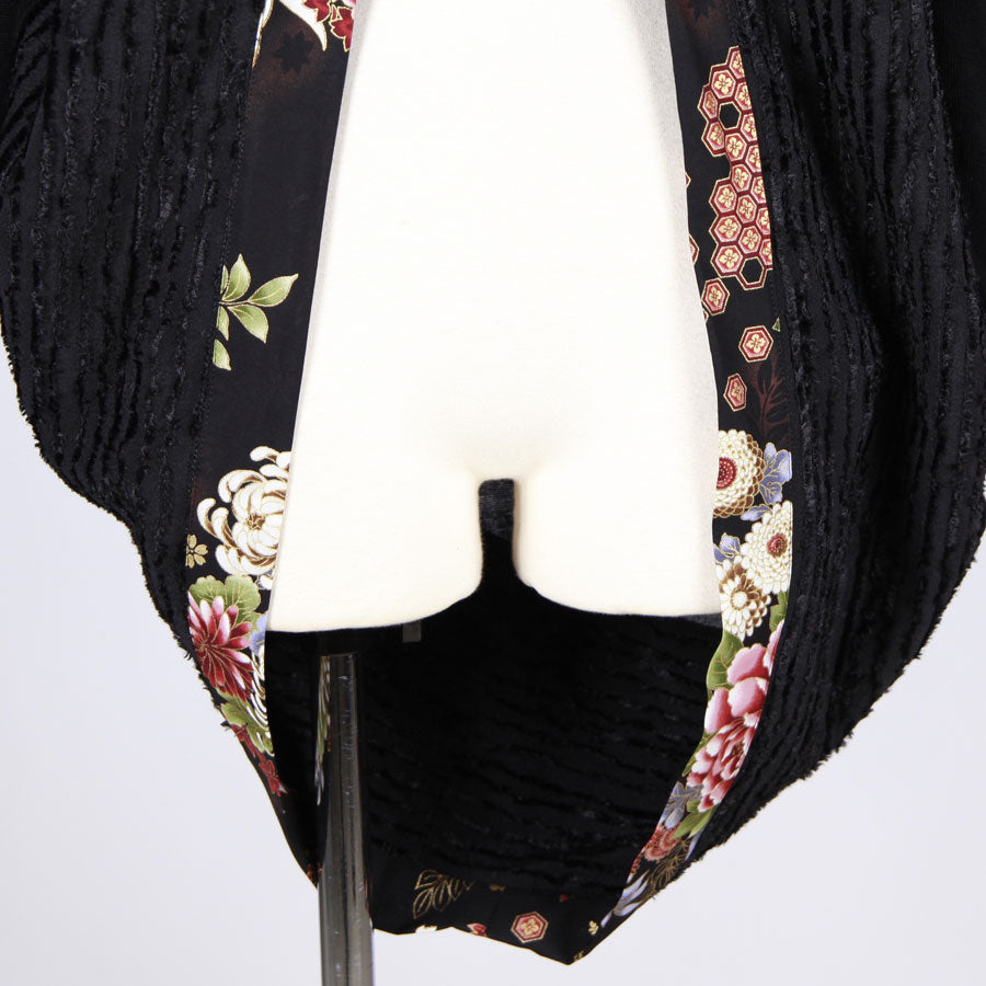 【一点物】TKg 夜の和 モモンガ羽織り