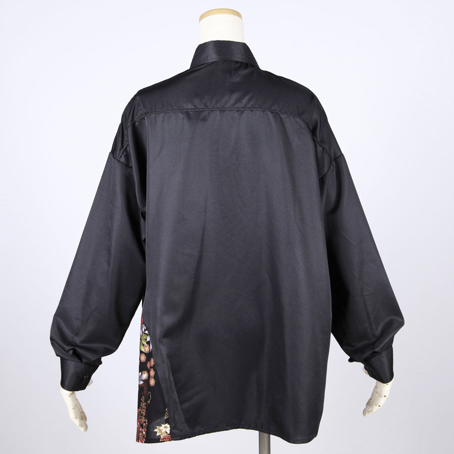 【一点物】TKg 夜の和 歪みシャツ