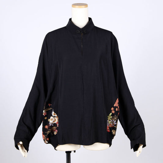 【一点物】TKg 夜の和 チャイナシャツ