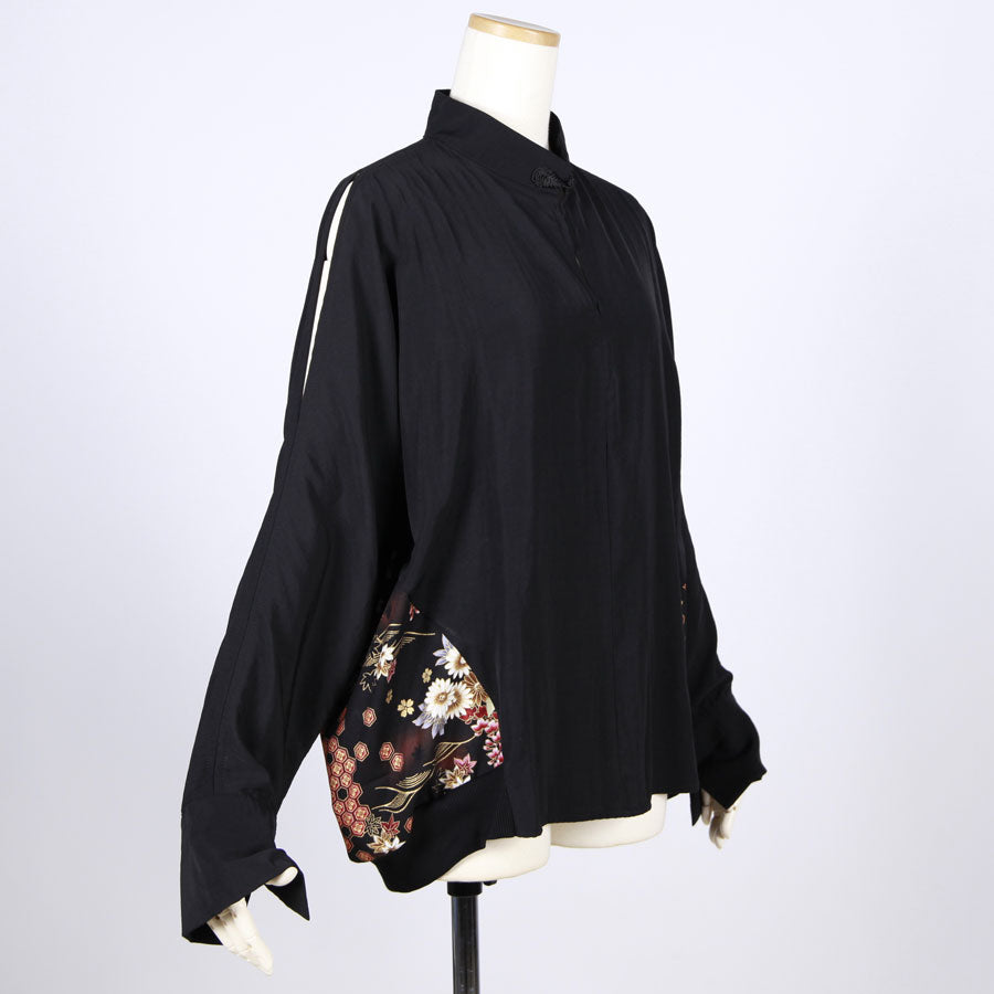 【一点物】TKg 夜の和 チャイナシャツ