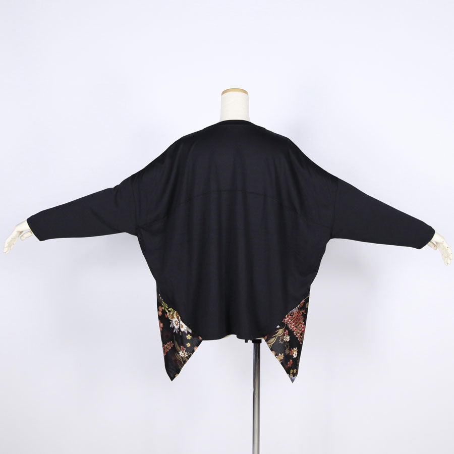 [One-of-a-kind item] TKg The Harmony of the Night Japanese Obi Switching Tops