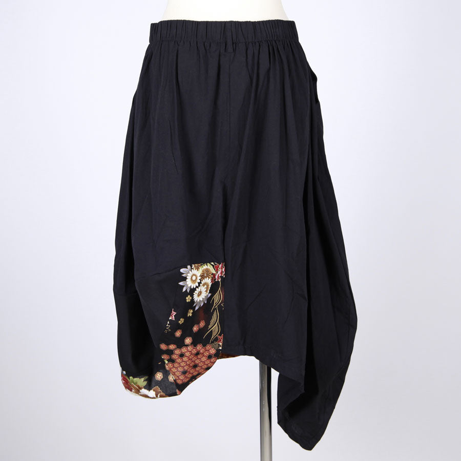 【一点物】TKg 夜の和 タックふわりスカート