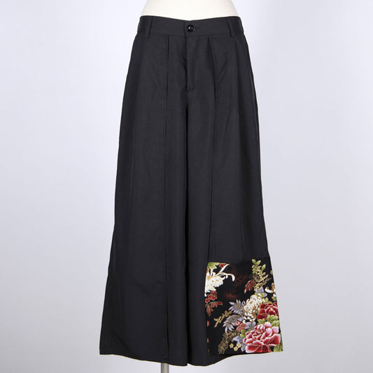 【一点物】TKg 夜の和 ひらひらスカートつきパンツ