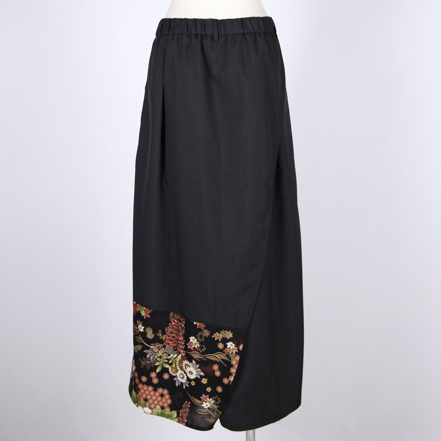 【一点物】TKg 夜の和 ひらひらスカートつきパンツ