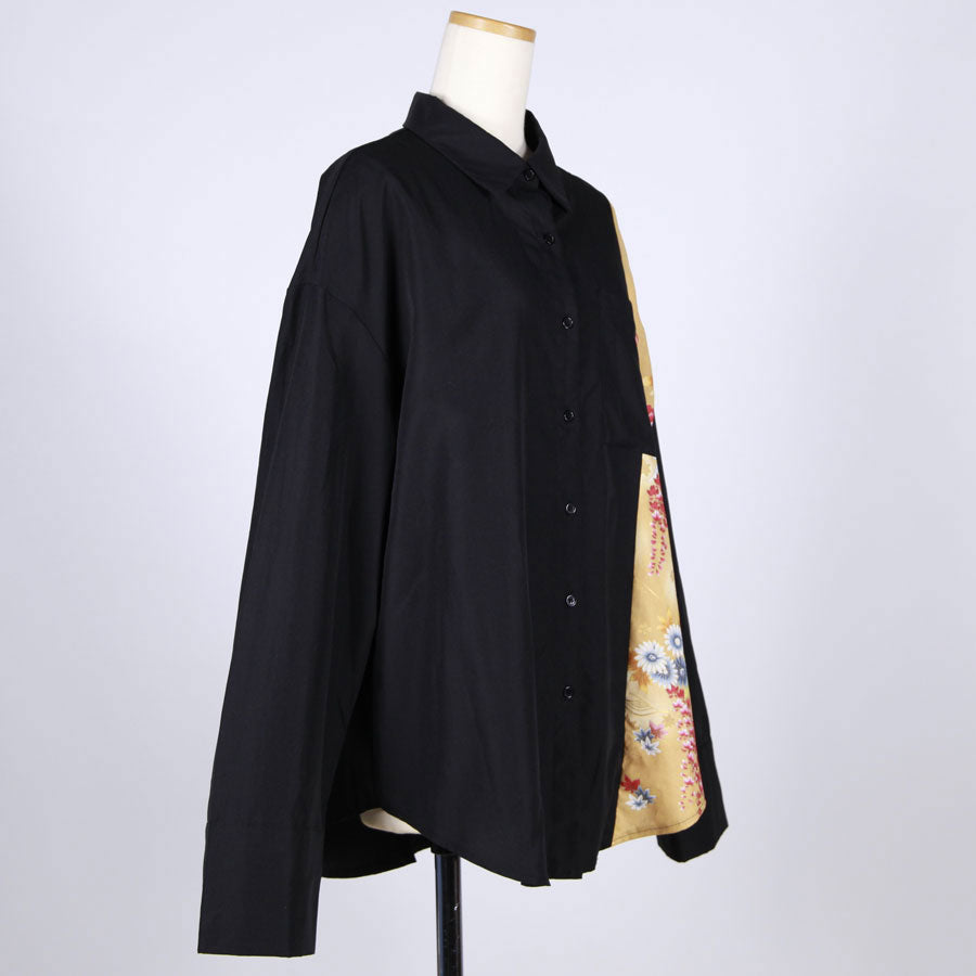 【一点物】TKg 昼の和 後ろファスナーシャツ