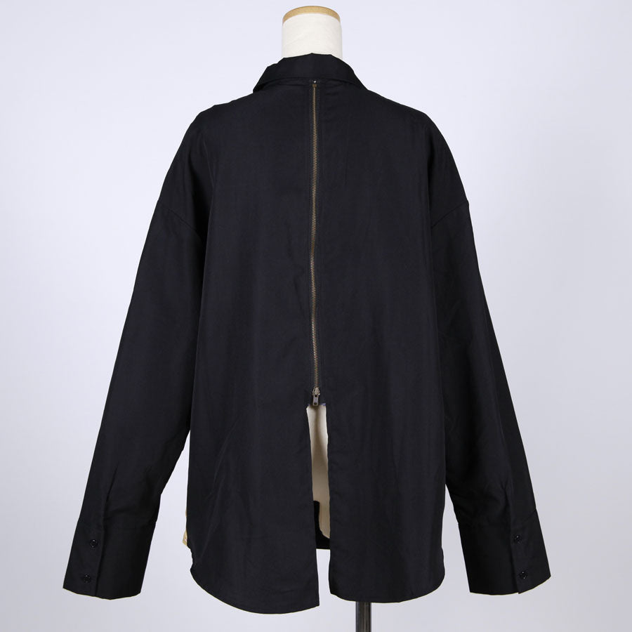 【一点物】TKg 昼の和 後ろファスナーシャツ