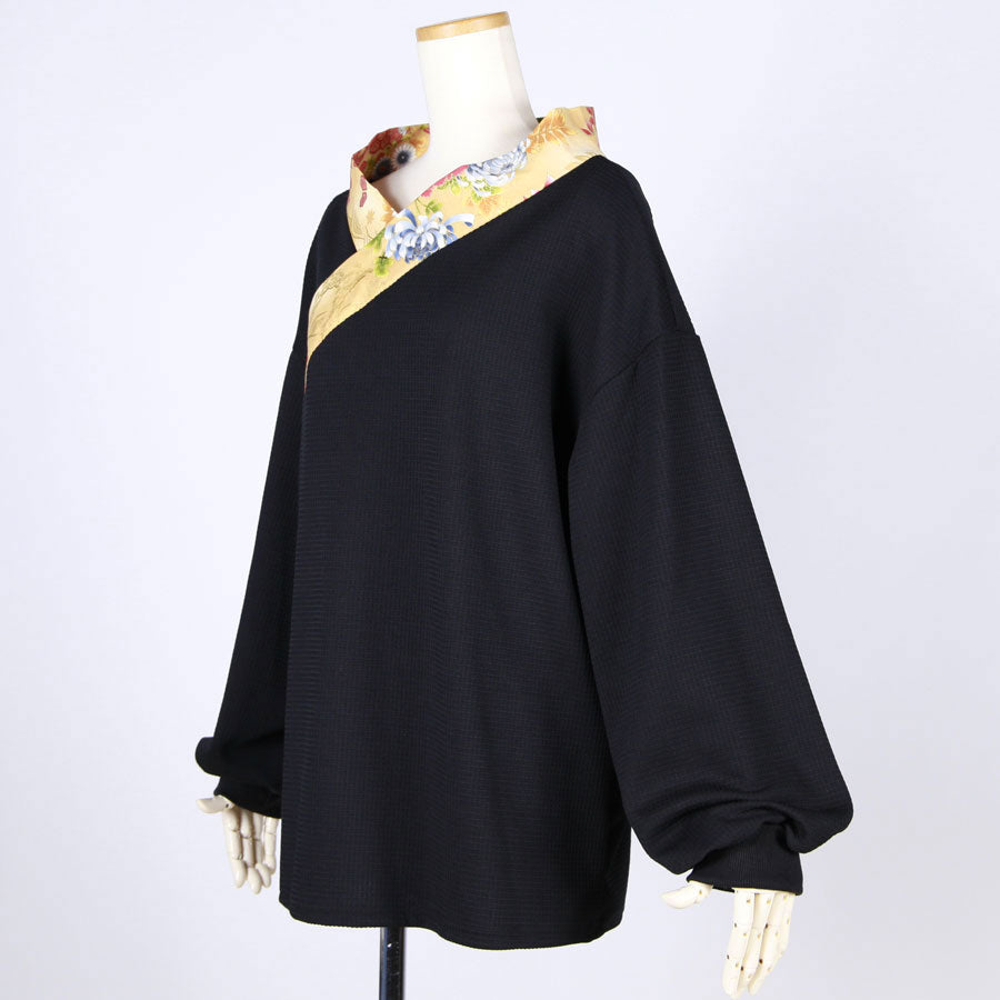 [One-of-a-kind item] TKg Daytime Harmony Kimono Collar Tops