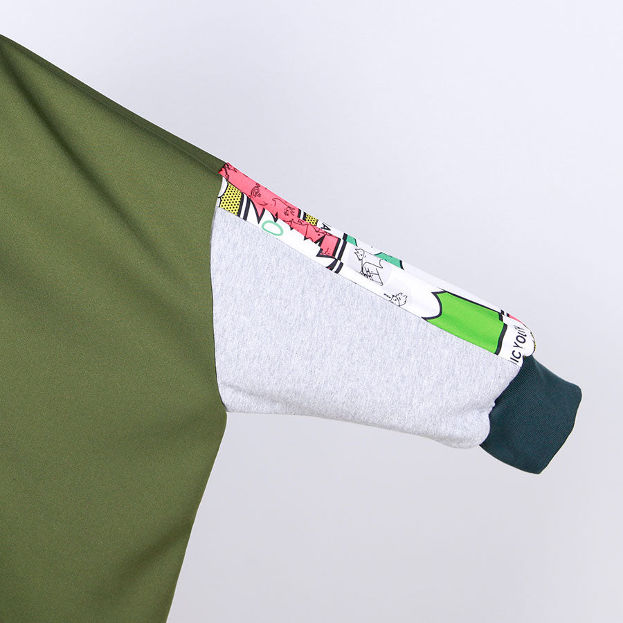 MINT NeKO Patchwork Wide Hoodie / E