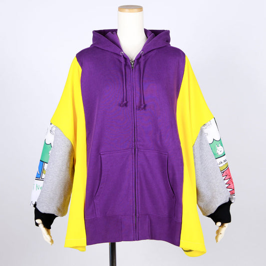 MINT NeKO パッチワークワイドパーカ G