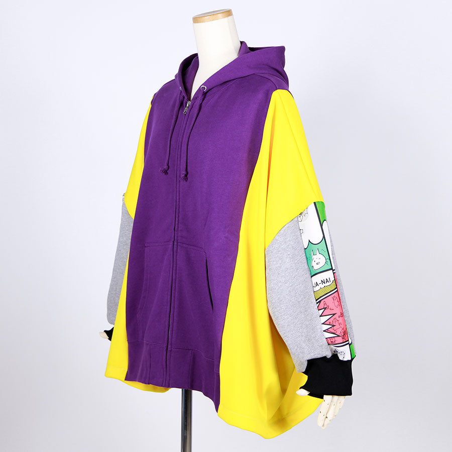 MINT NeKO patchwork wide parka / G