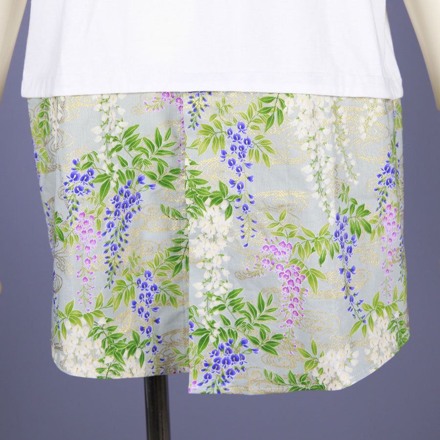 【一点物】TKg 秘色色の藤 スカート付きトップス