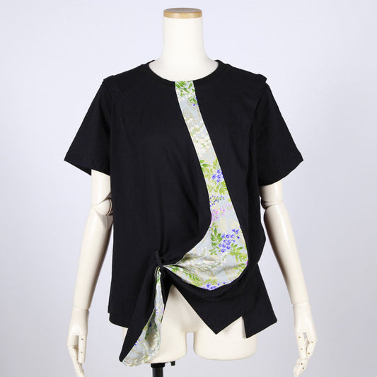 【一点物】TKg 秘色色の藤 ループ通しトップス