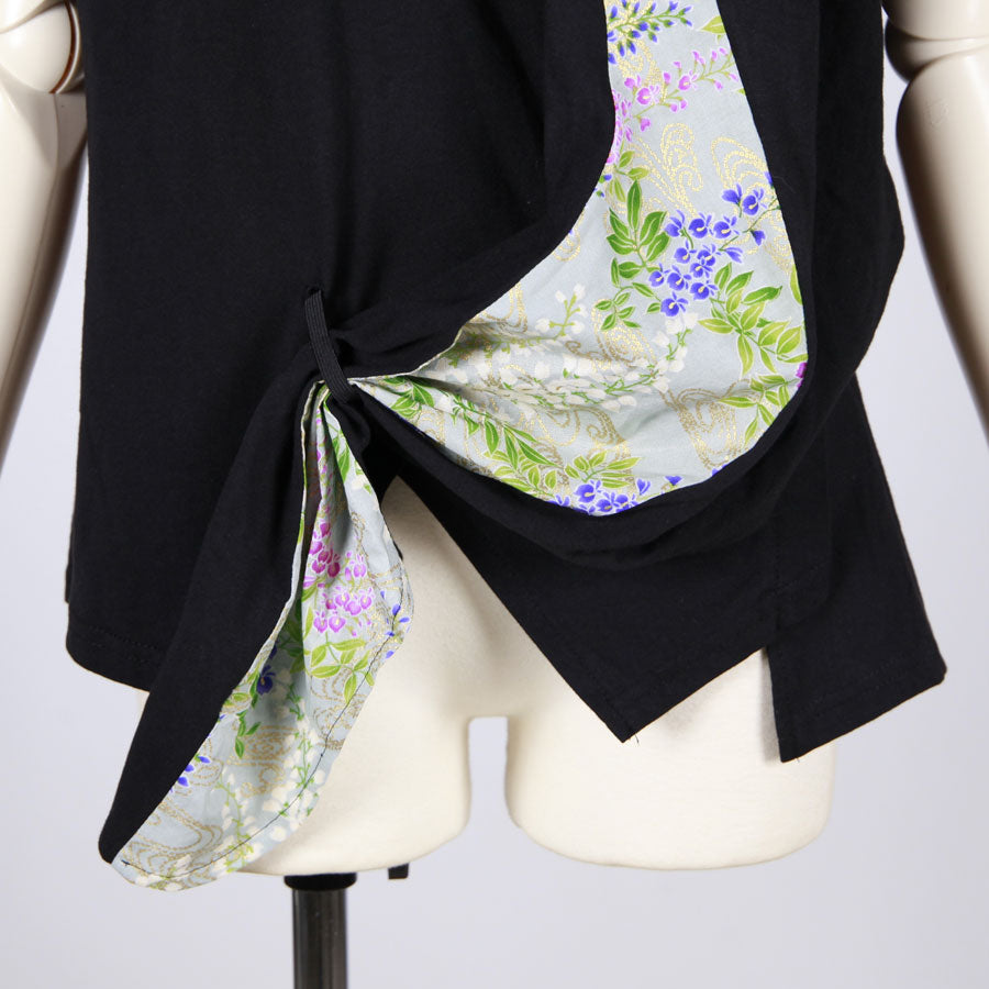 【一点物】TKg 秘色色の藤 ループ通しトップス