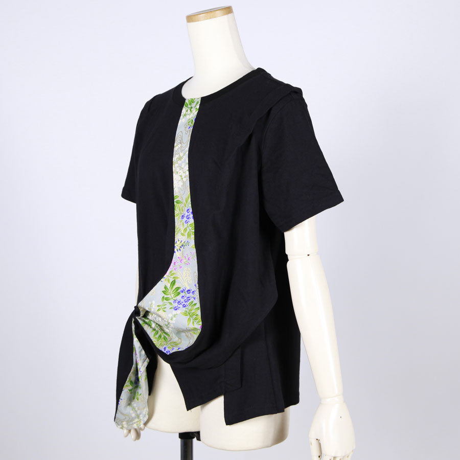 【一点物】TKg 秘色色の藤 ループ通しトップス