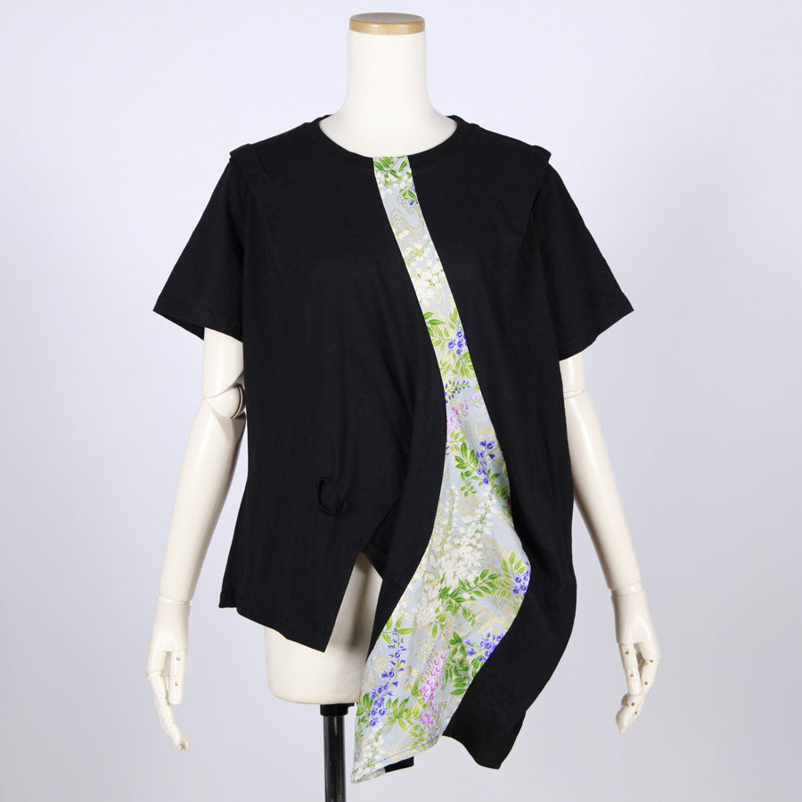 【一点物】TKg 秘色色の藤 ループ通しトップス