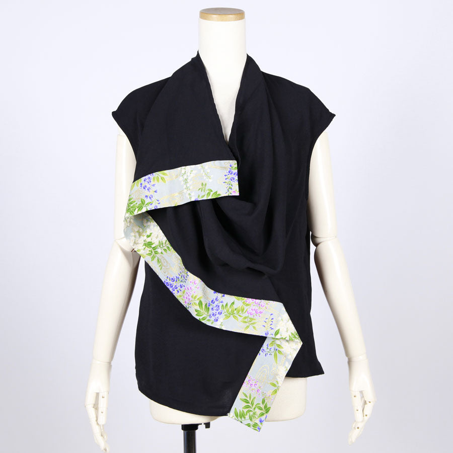 [One-of-a-kind item] TKg Celadon color Wisteria Frilly Tops