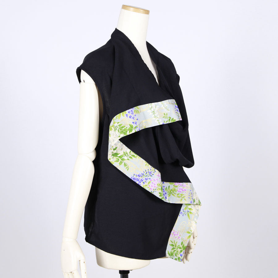 [One-of-a-kind item] TKg Celadon color Wisteria Frilly Tops