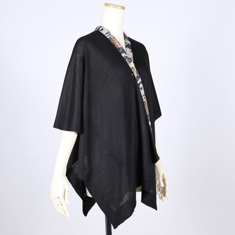 [One-of-a-kind item] TKg Dragon Flying on Hemp Leaves Pattern Square Haori