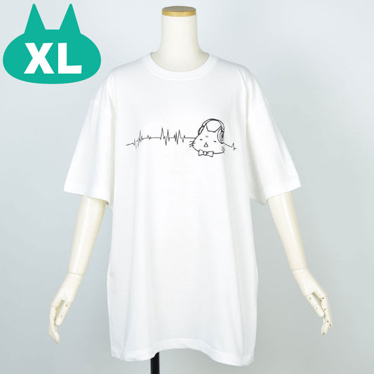 MINT NeKO ヘッドホンTシャツ WH-BK・XL