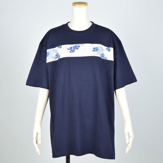 gouk Japanese pattern switching T -shirt B