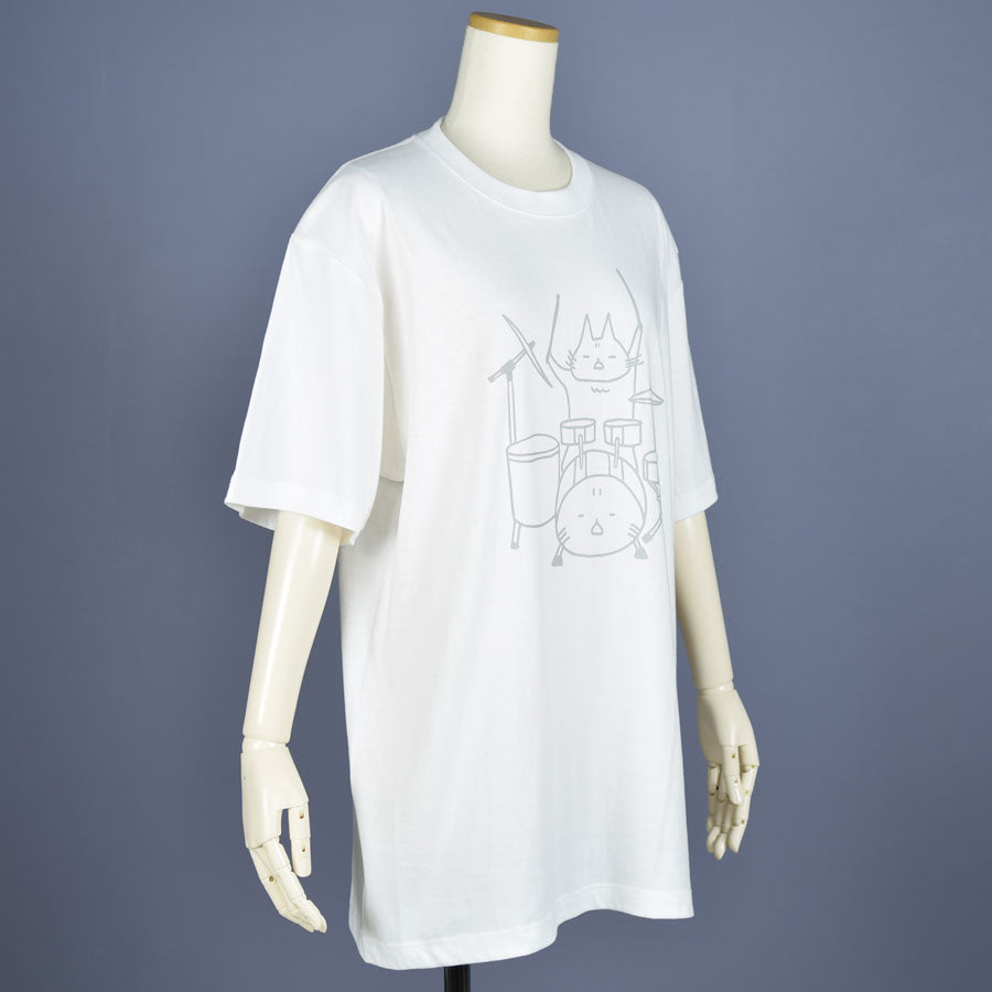 MINT NeKO Tama T -shirt WH ・XL