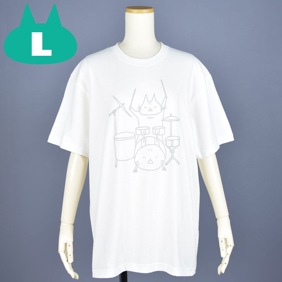 MINT NeKO Tama T -shirt WH ・ L