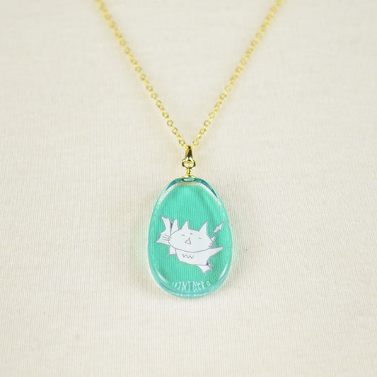 MINT NeKO Wagahai Jumping Out Of The Necklace GRN