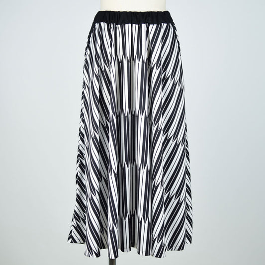 gouk Japanese pattern flare skirt G
