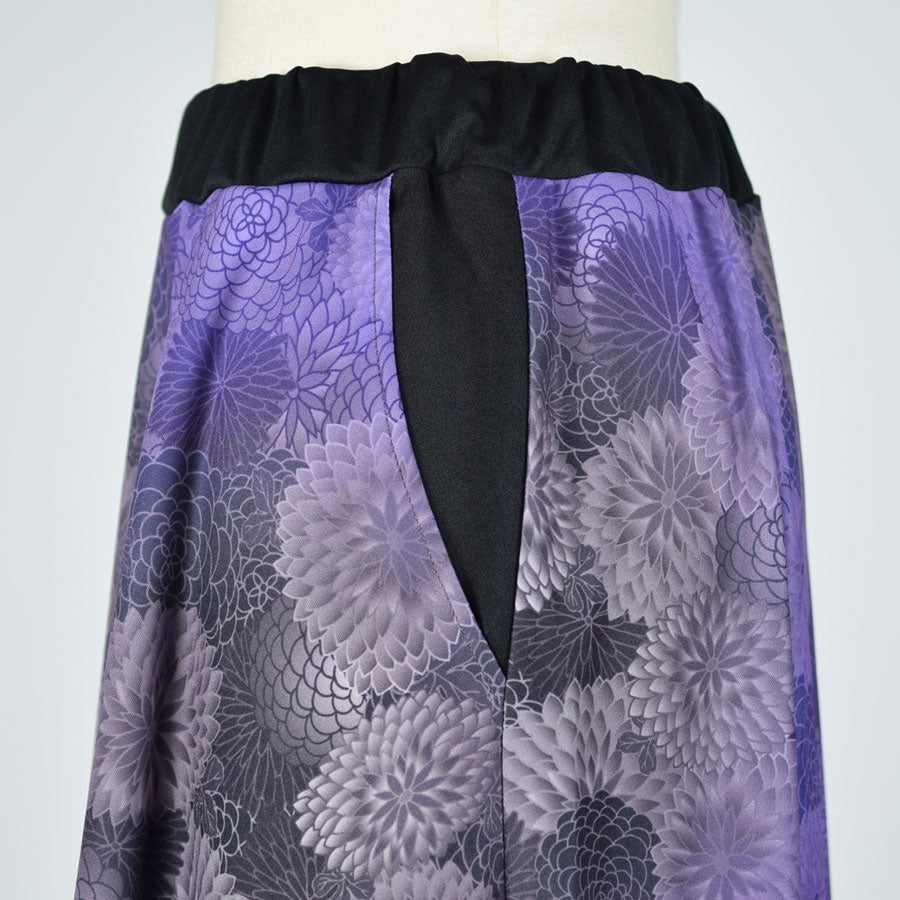 Japanese flared outlet skirt