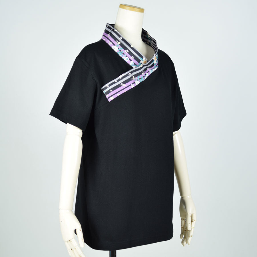 gouk Kimono Collar T -shirt / O