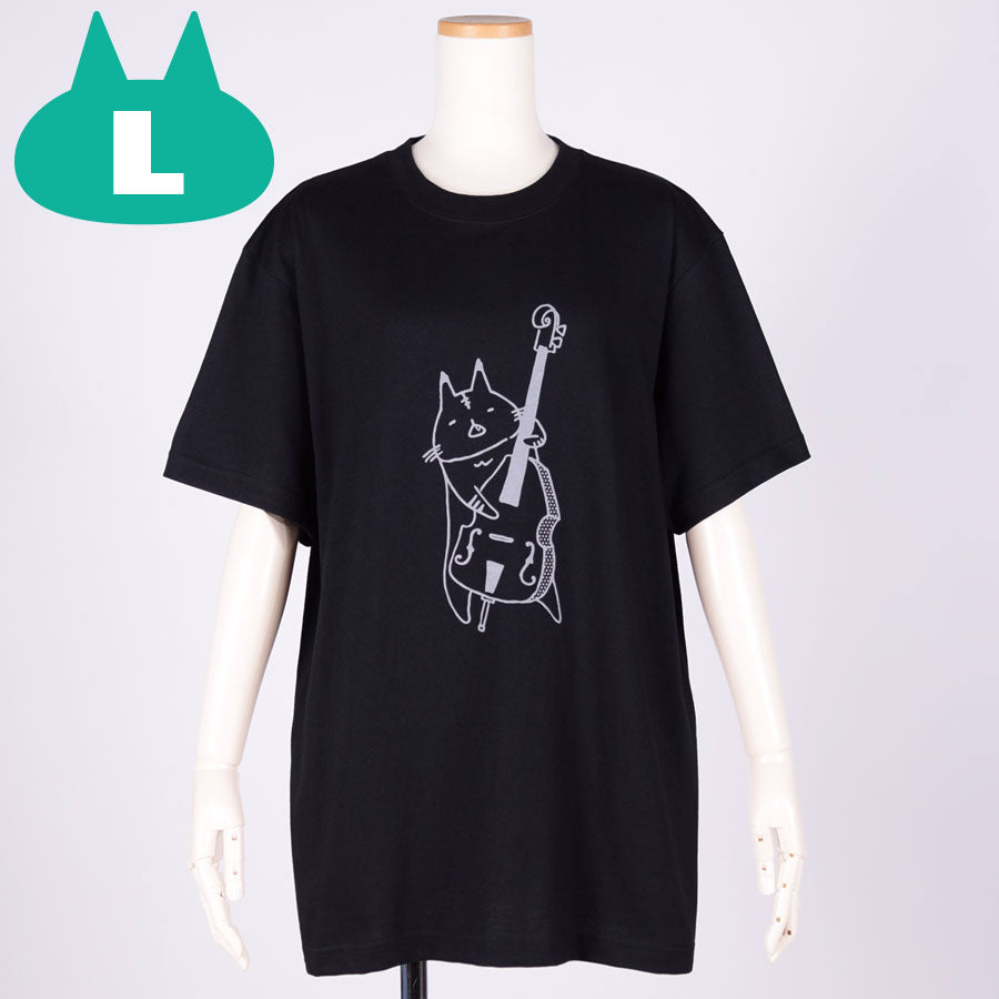 MINT NeKO Lou T -shirt BK ・ L