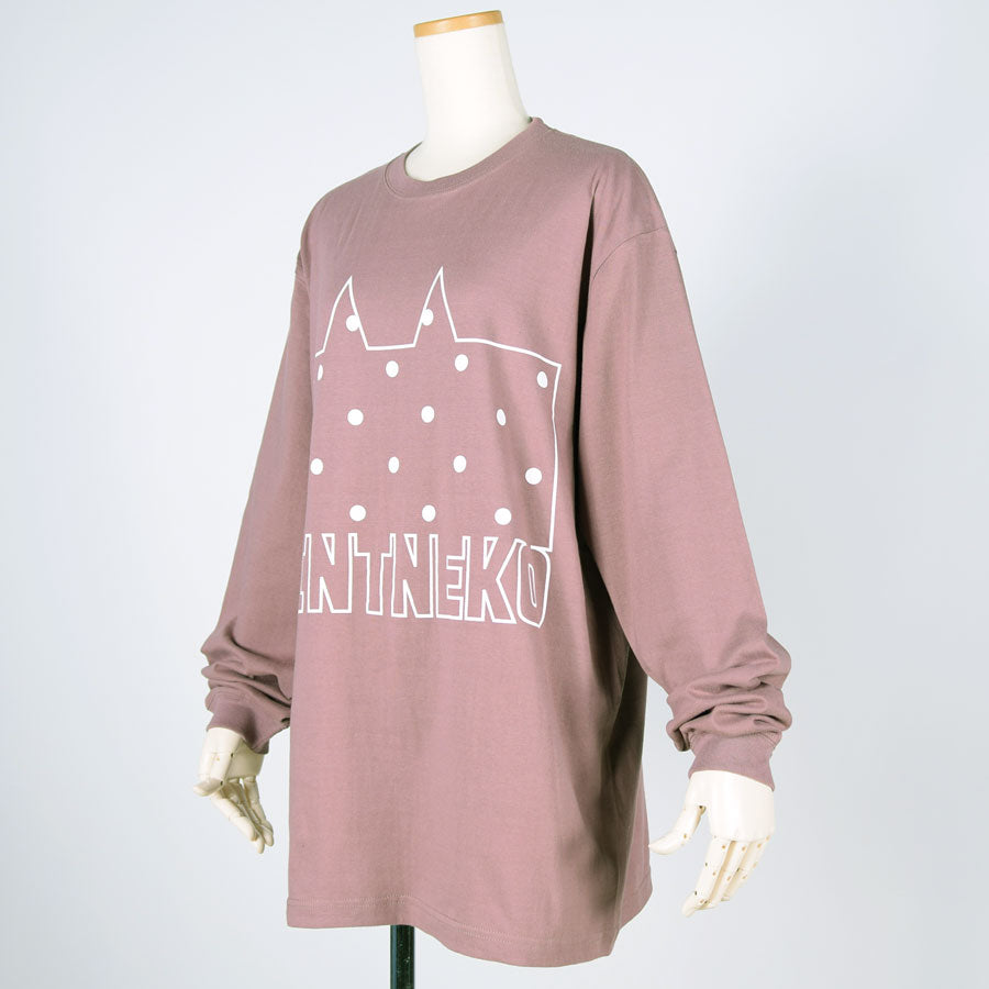 MINT NeKO Dot Logo Long Sleeve T-shirt / PK