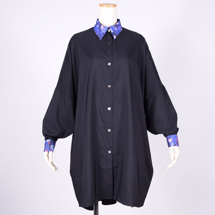 gouk Big Shirt  Coat / BK-NV