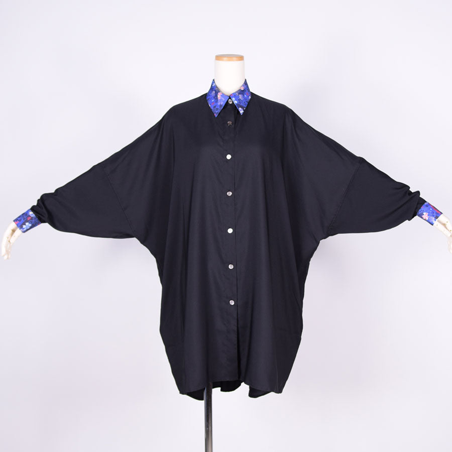 gouk Big Shirt  Coat / BK-NV
