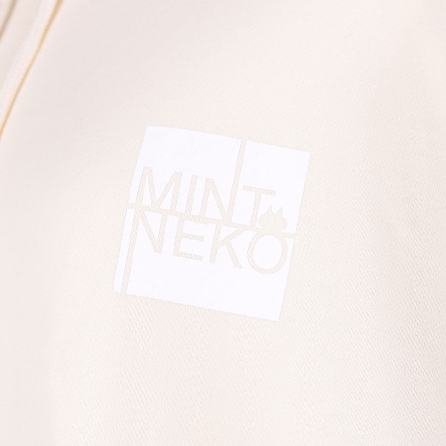 MINT NeKO Volume Sleeve Hoodie / WH
