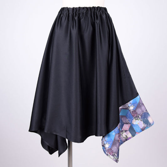 gouk ぎざぎざスカート BK-BL