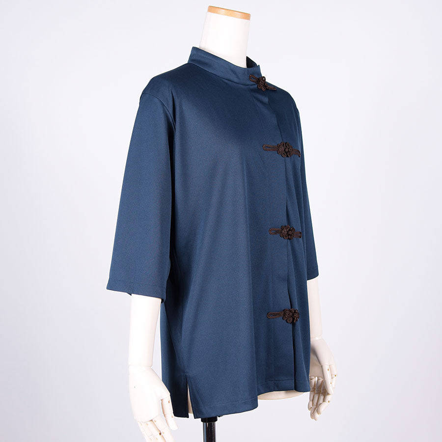 Moriguchika Short Sleeve Chinese Style Tops / NV