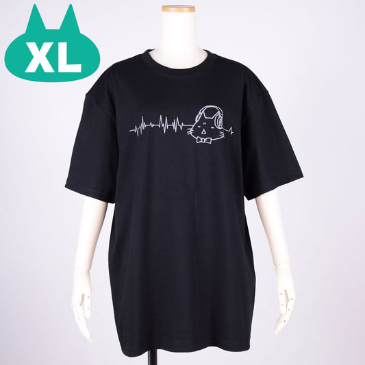 MINT NeKO Headphone T-shirt / BK・XL