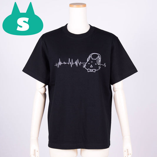 MINT NeKO Headphone T-shirt / BK ・ S