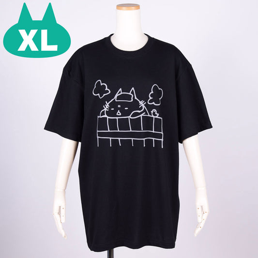 MINT NeKO 吾輩の入浴Tシャツ BK・XL