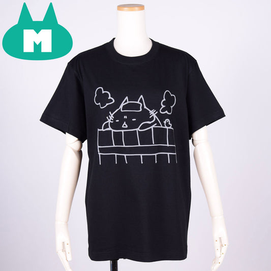 MINT NeKO 吾輩の入浴Tシャツ BK・M