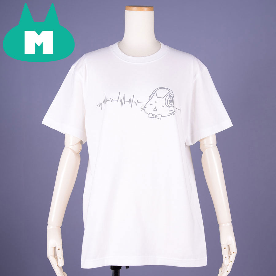 MINT NeKO Headphone T-shirt / WH ・ M