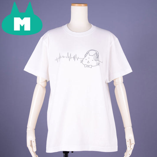 MINT NeKO Headphone T-shirt / WH ・ M